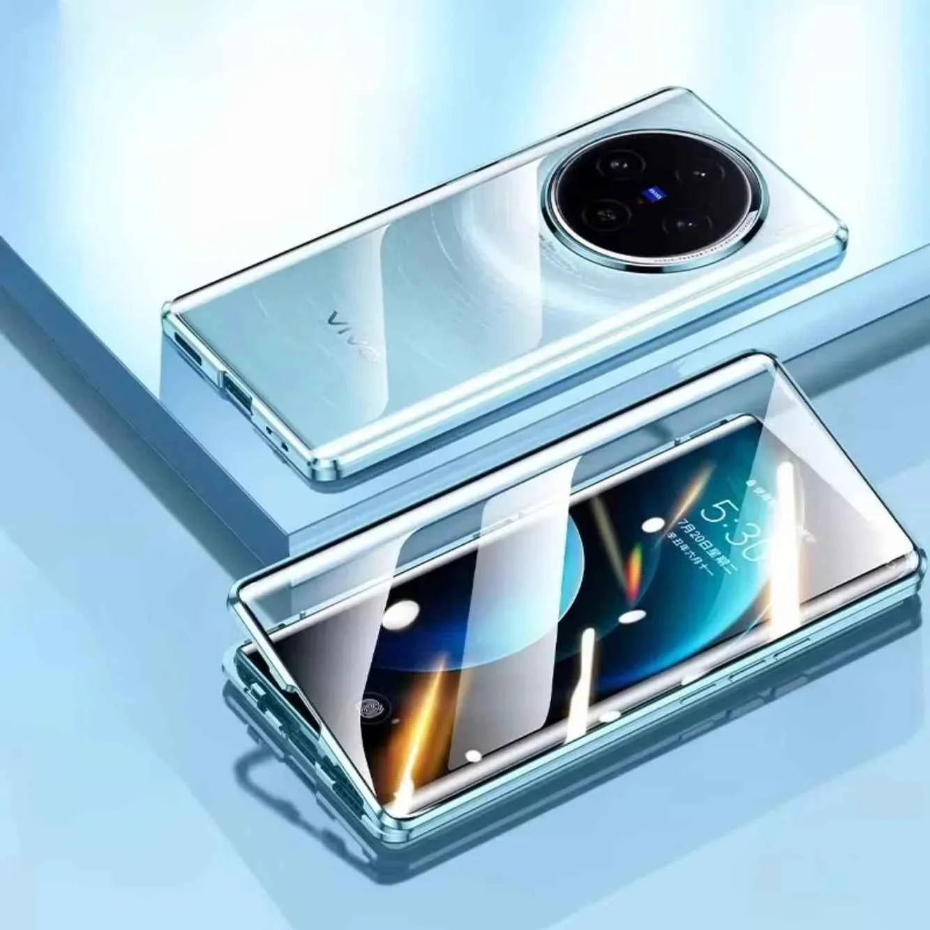 Vivo X100 Double Sided Magnetic Metal Frame Case