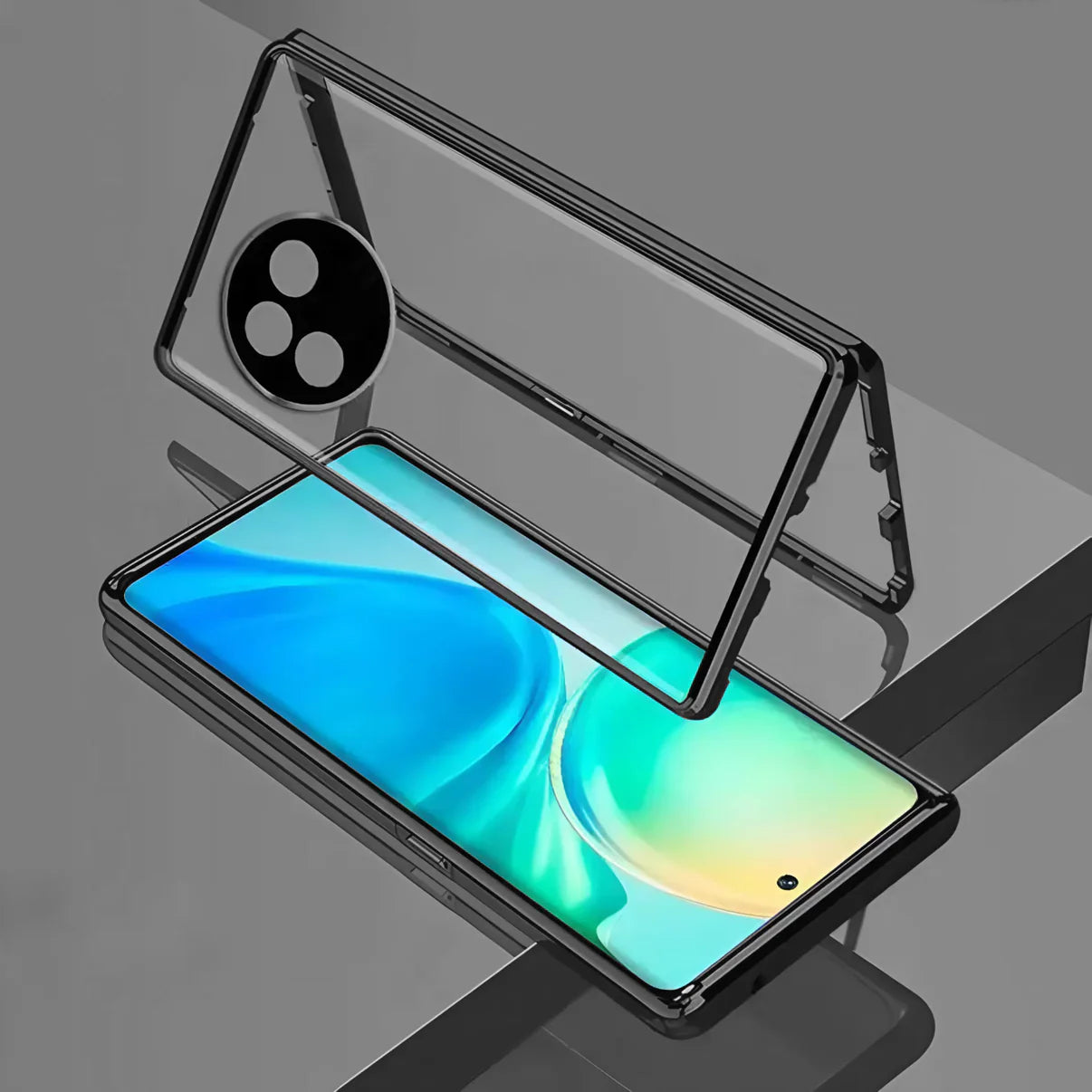 Vivo Series Double Sided Magnetic Metal Frame Case