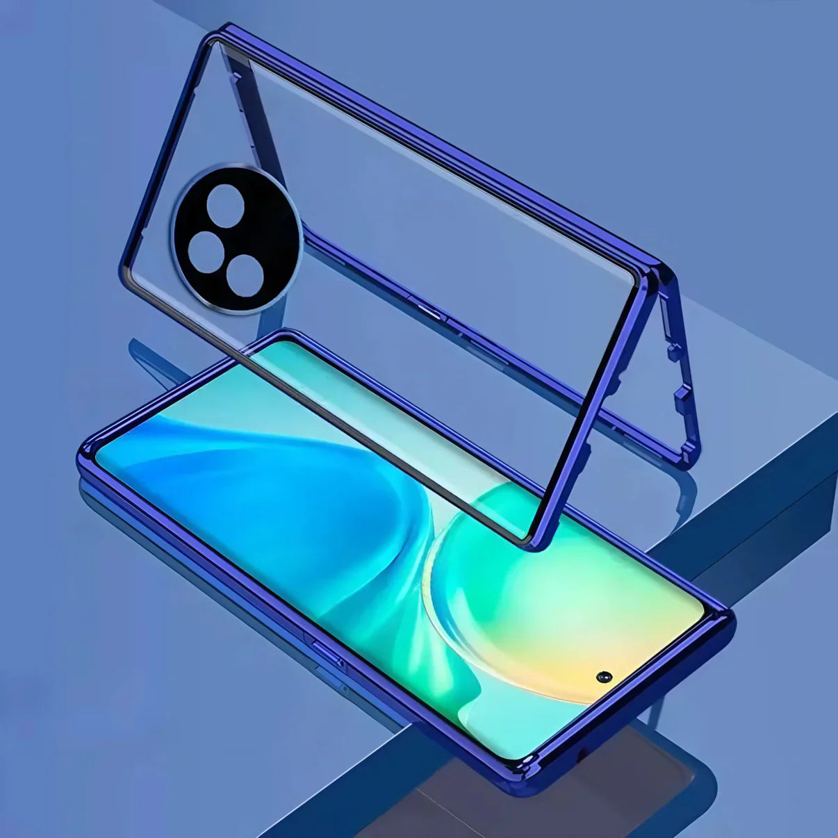 Vivo Series Double Sided Magnetic Metal Frame Case