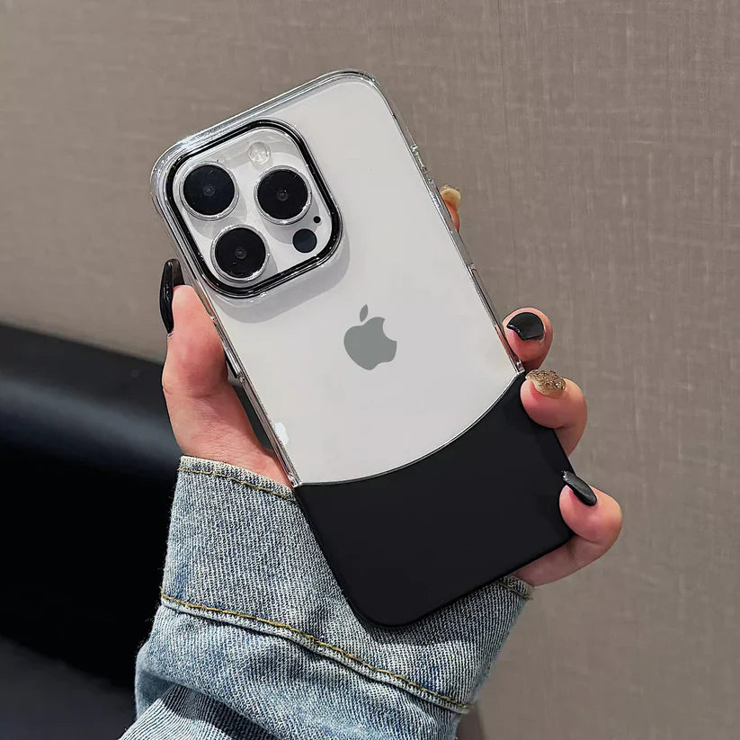 iPhone 15 Pro Max - Transparent Shell Luxury Case