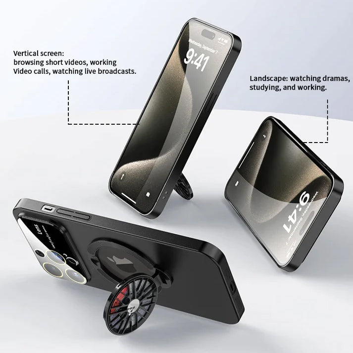 iPhone - Spinning Wheel Hidden Holder Case