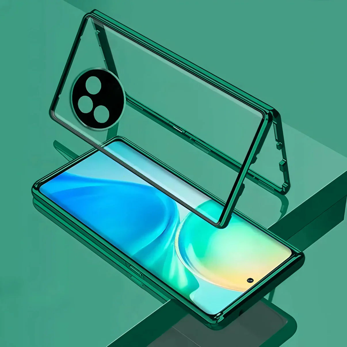 Vivo Series Double Sided Magnetic Metal Frame Case