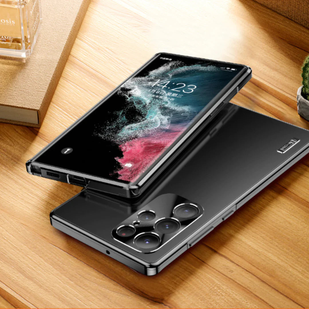 Galaxy S Series - Luxury Metal Straight Edge Case