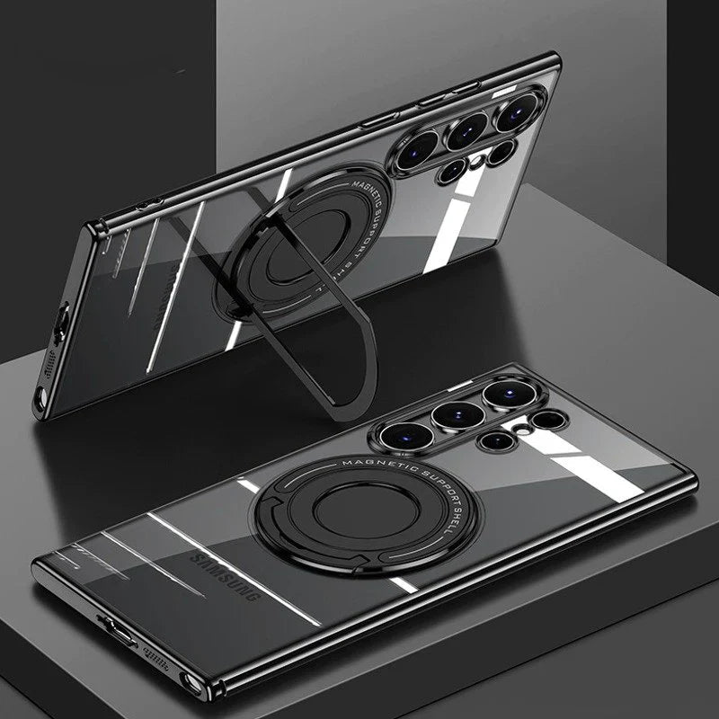 Galaxy S23 Series  - Grip Shield Magnetic Ring Holder Case