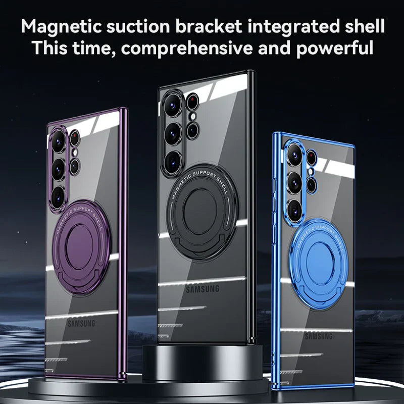 Galaxy S23 Series - Grip Shield Magnetic Ring Holder Case