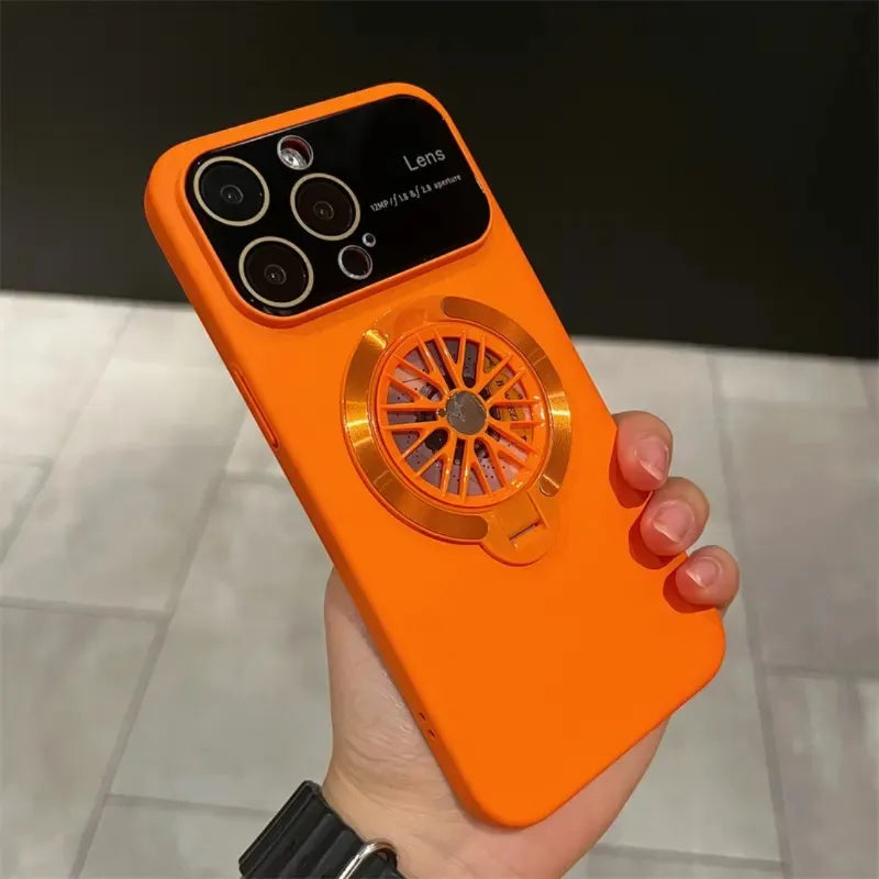iPhone - Spinning Wheel Hidden Holder Case