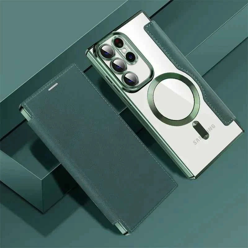 Galaxy S Series - Magsafe Leather Flip Case