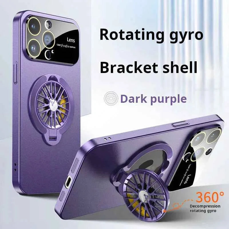iPhone - Spinning Wheel Hidden Holder Case