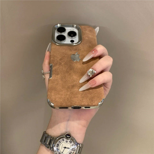 Velvet Luxe Brown Case - iPhone