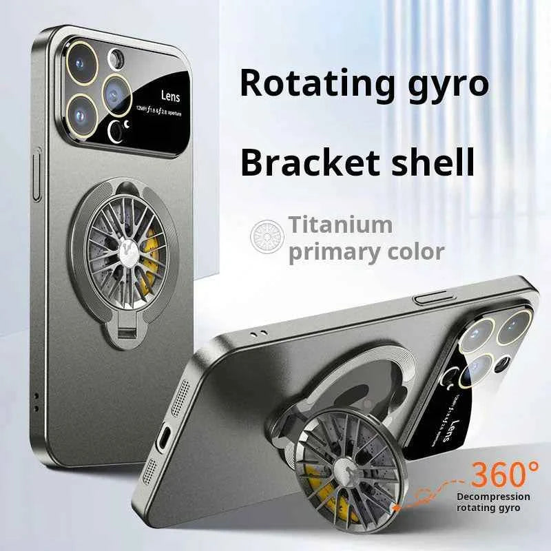 iPhone - Spinning Wheel Hidden Holder Case