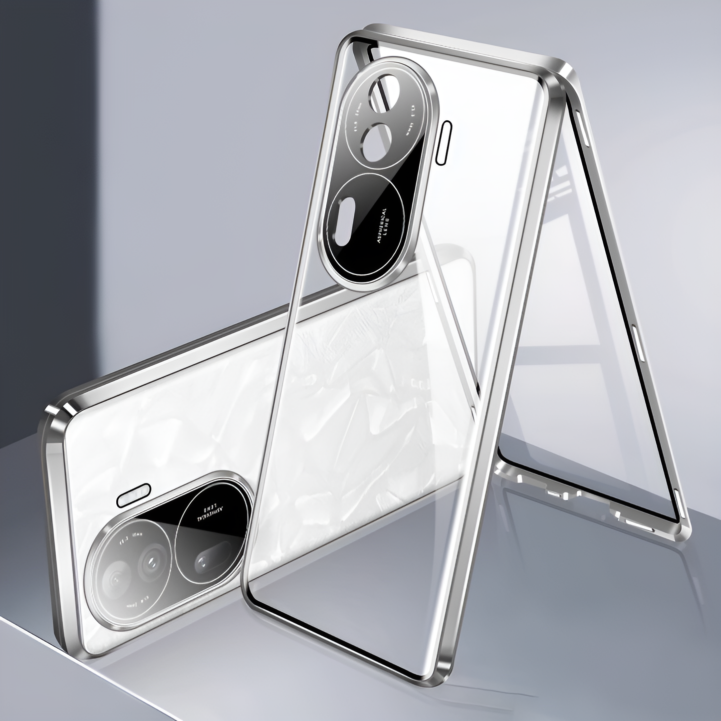 OPPO Reno11 Pro Double Sided Magnetic Metal Frame Case