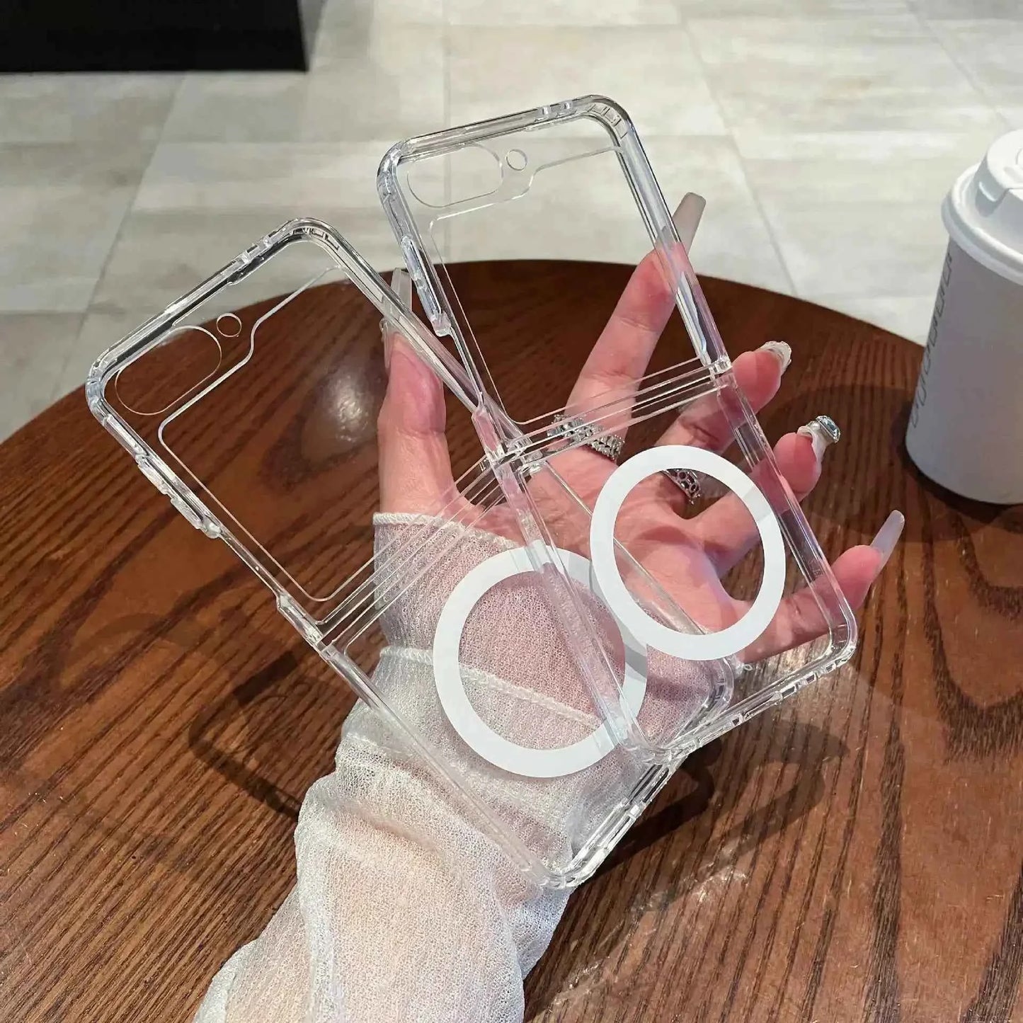 Galaxy Z Flip6 - HD Transparent Magsafe Phone Case
