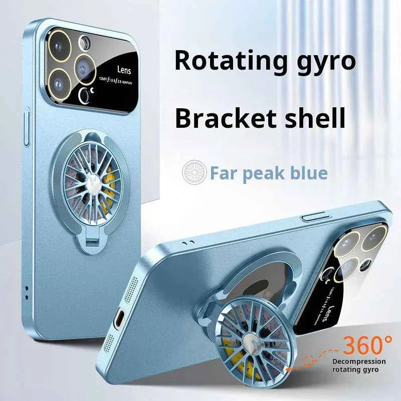 iPhone - Spinning Wheel Hidden Holder Case
