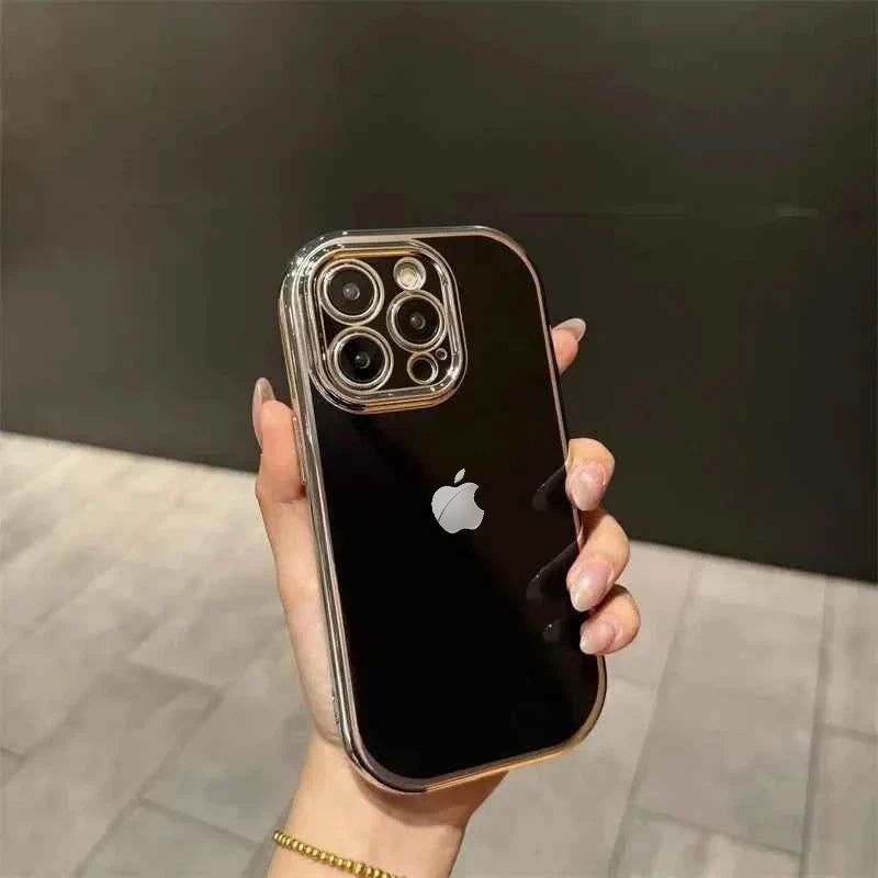 Elegant Chrome Edge iPhone Case