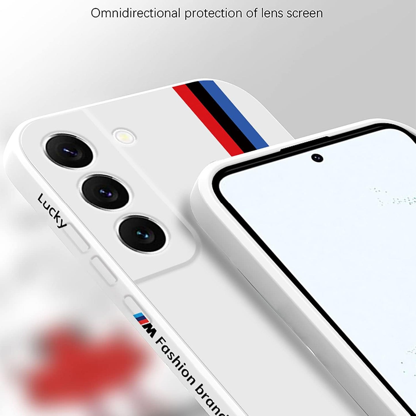 Galaxy S Series -Fashionable Silicone Straight Side Track Case