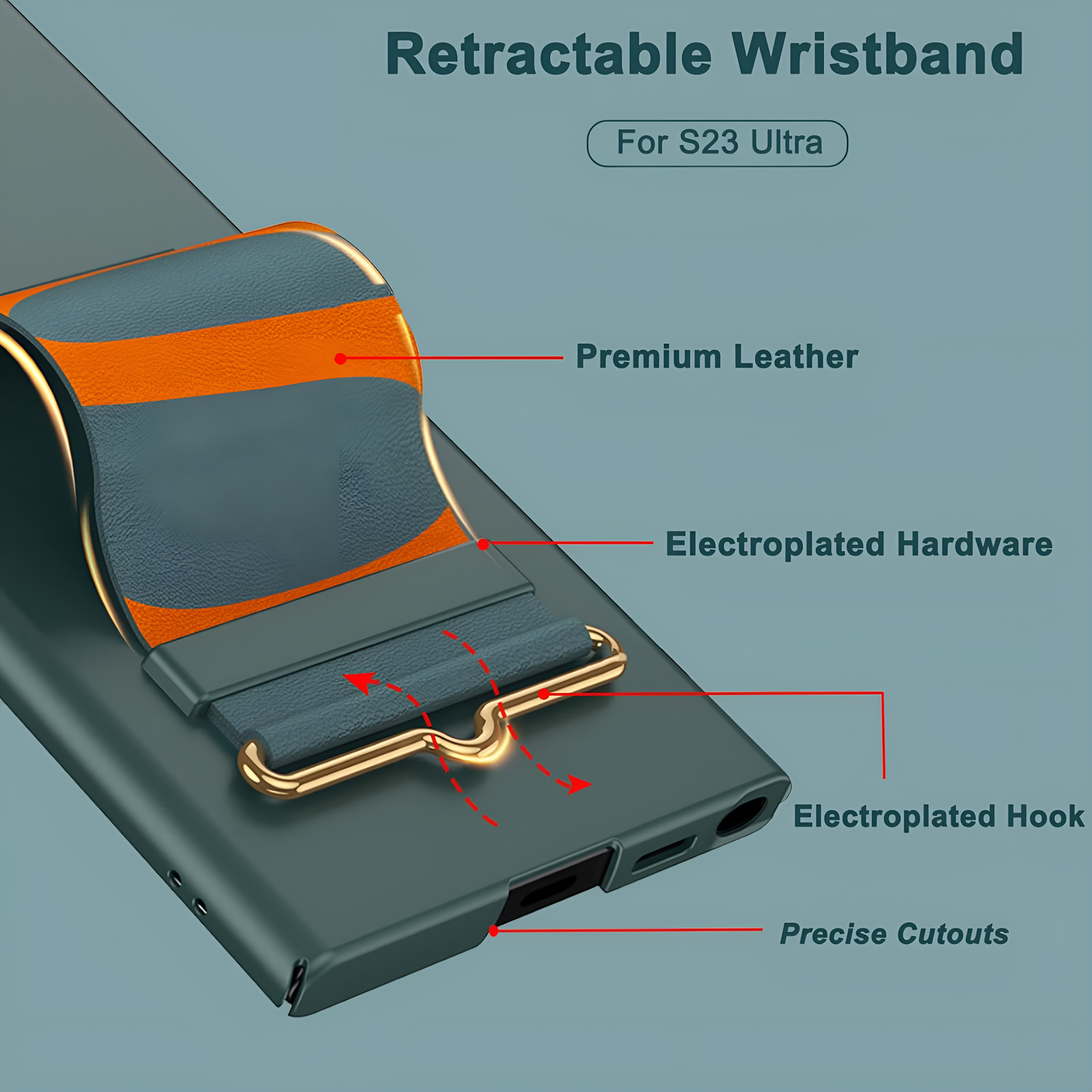 Galaxy S Series- Flex Strap Wristband Case