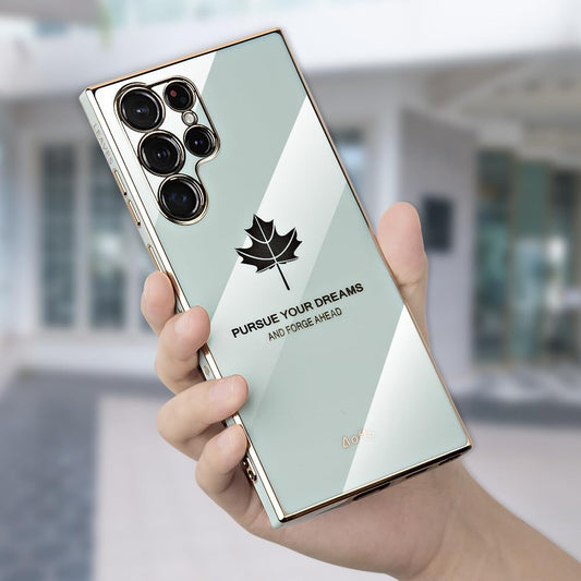 Galaxy S Series - Electroplated Maple Leaf Case