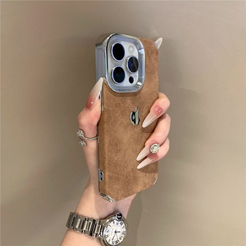 iPhone Series - Velvet Luxe Brown Case