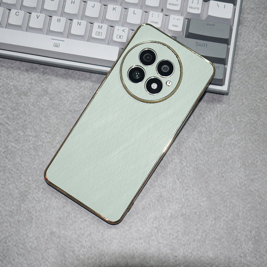 Golden Edge Bamboo Texture Case