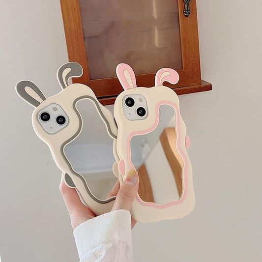 Luxe Rabbit Mirror Case