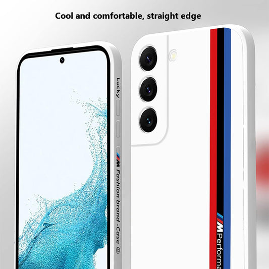 Galaxy S Series -Fashionable Silicone Straight Side Track Case