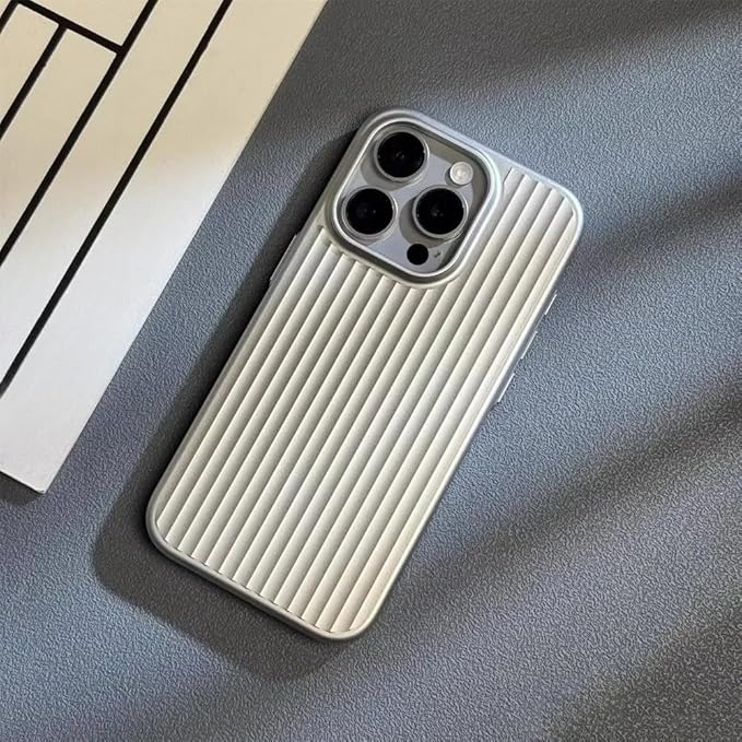 Ribbed Metallic Case - iPhone