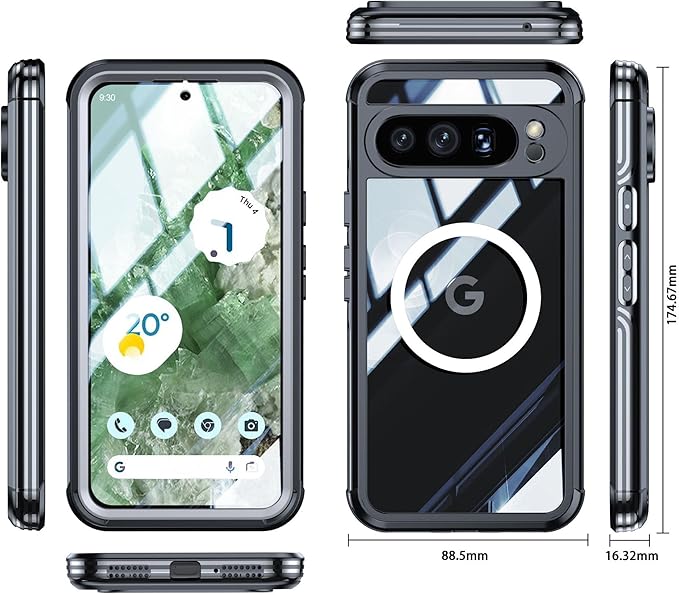 Google - PixelGuard 360° Magnetic Shield Case