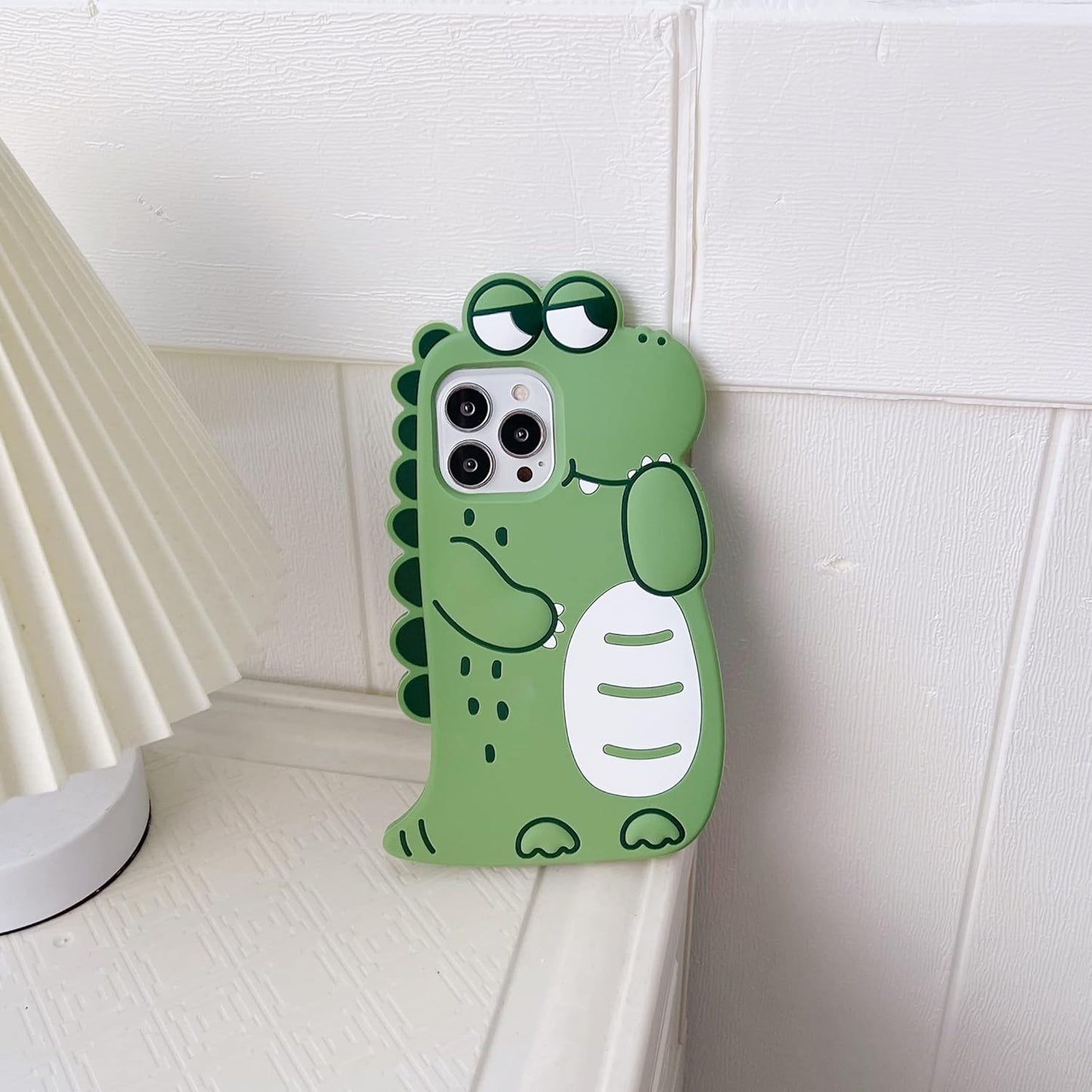 Cute Crocodile Soft Silicone Case