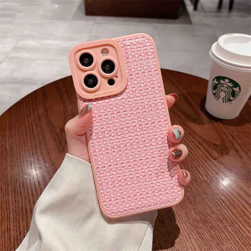iPhone 14 Series - Woven Pattern Phone Case