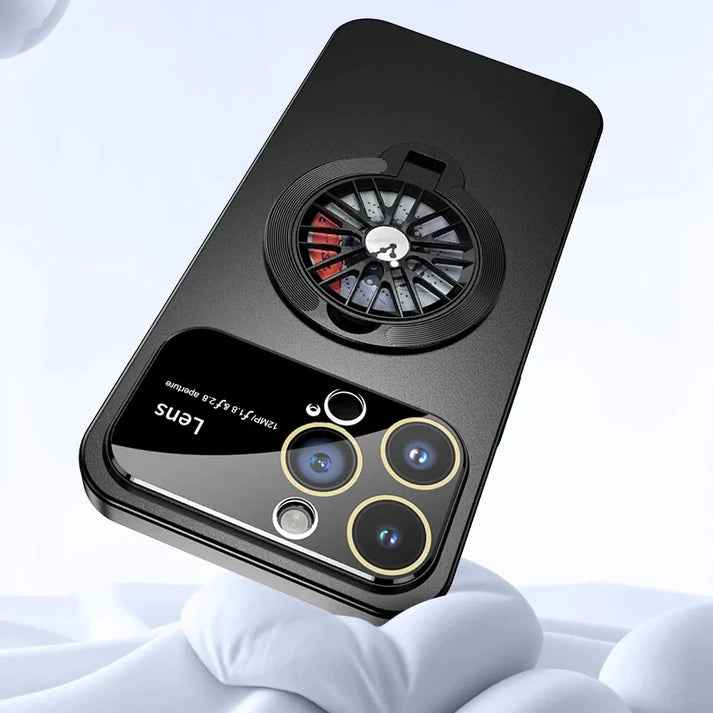 iPhone - Spinning Wheel Hidden Holder Case