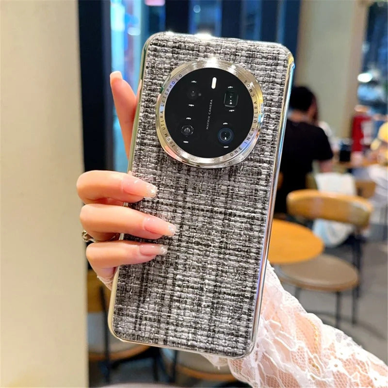 Retro Knitted Woven Fabric Case - OnepPlus