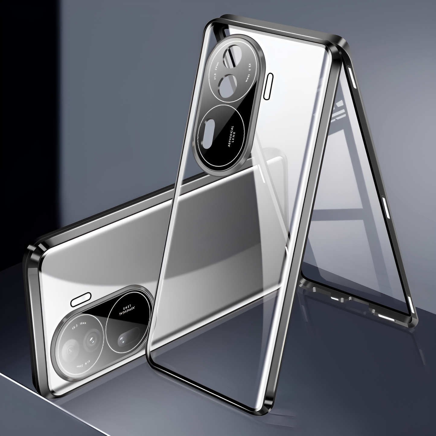 OPPO Reno11 Pro Double Sided Magnetic Metal Frame Case