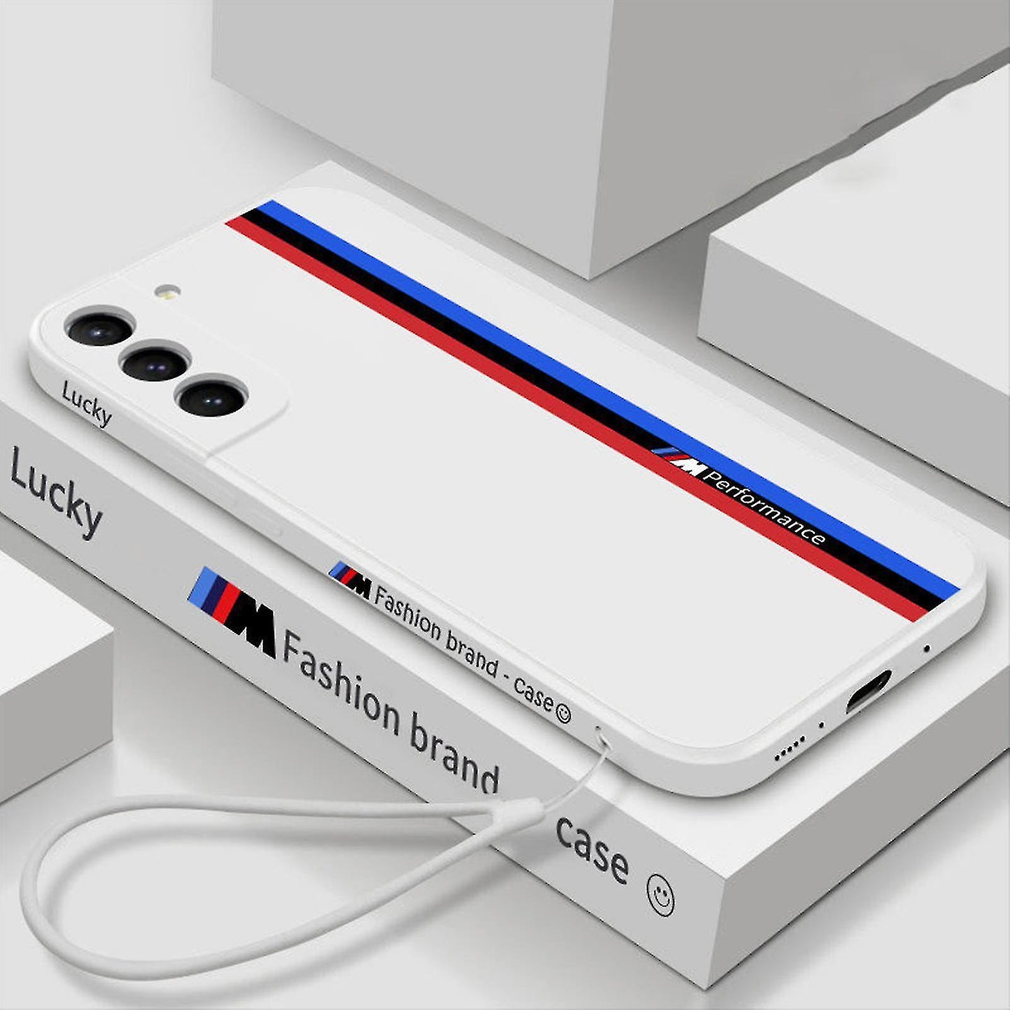 Galaxy S Series -Fashionable Silicone Straight Side Track Case