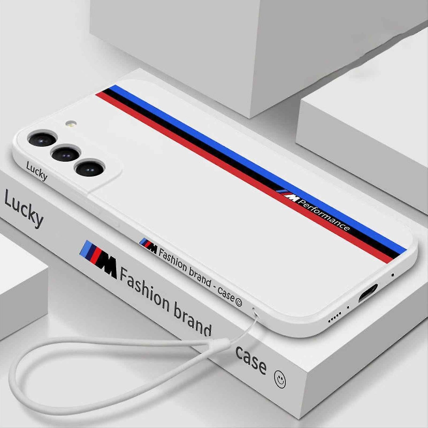 Galaxy Ultra Series - Fashionable Silicone Straight Side Track Case