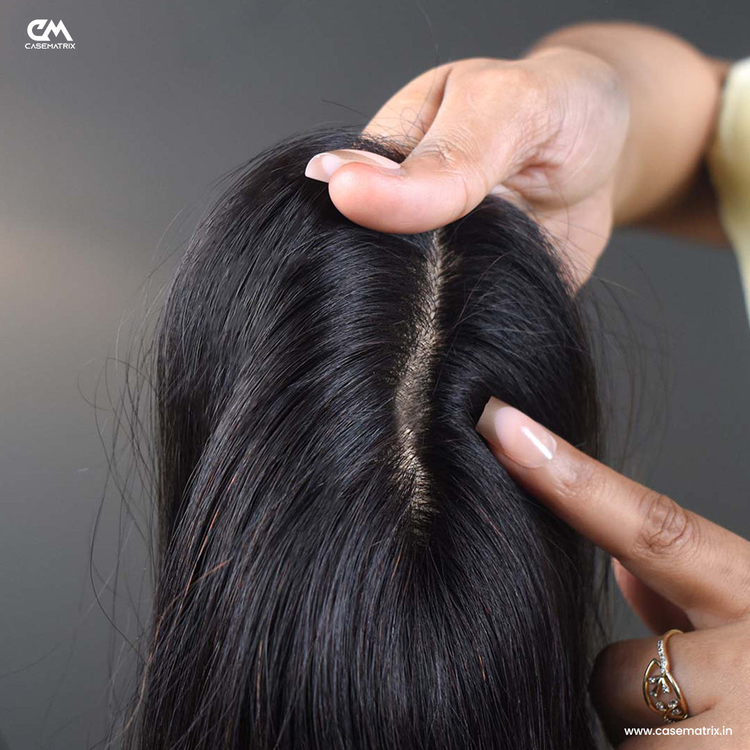 Silk Base Human Hair Topper 1.5*5Inc