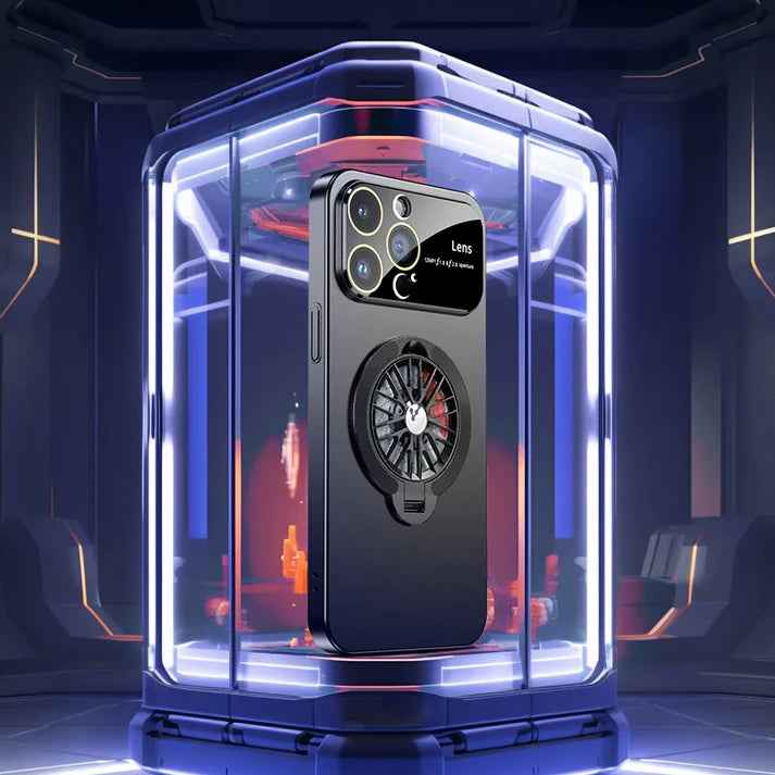 iPhone - Spinning Wheel Hidden Holder Case
