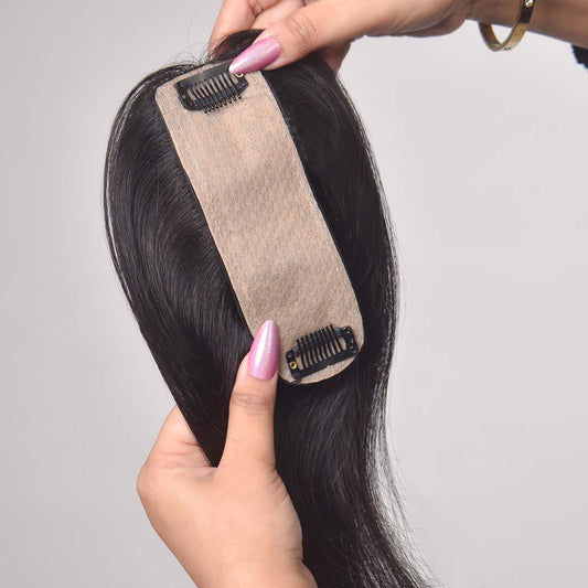 Silk Base Human Hair Topper 4.5Inc*6Inc
