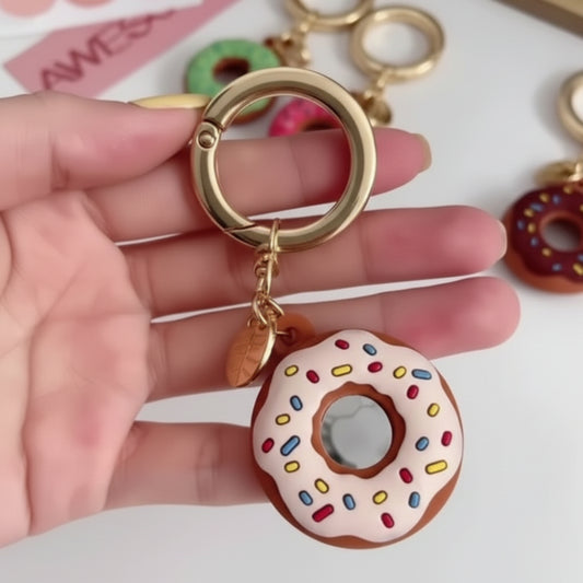 Sprinkle Donut Keychain