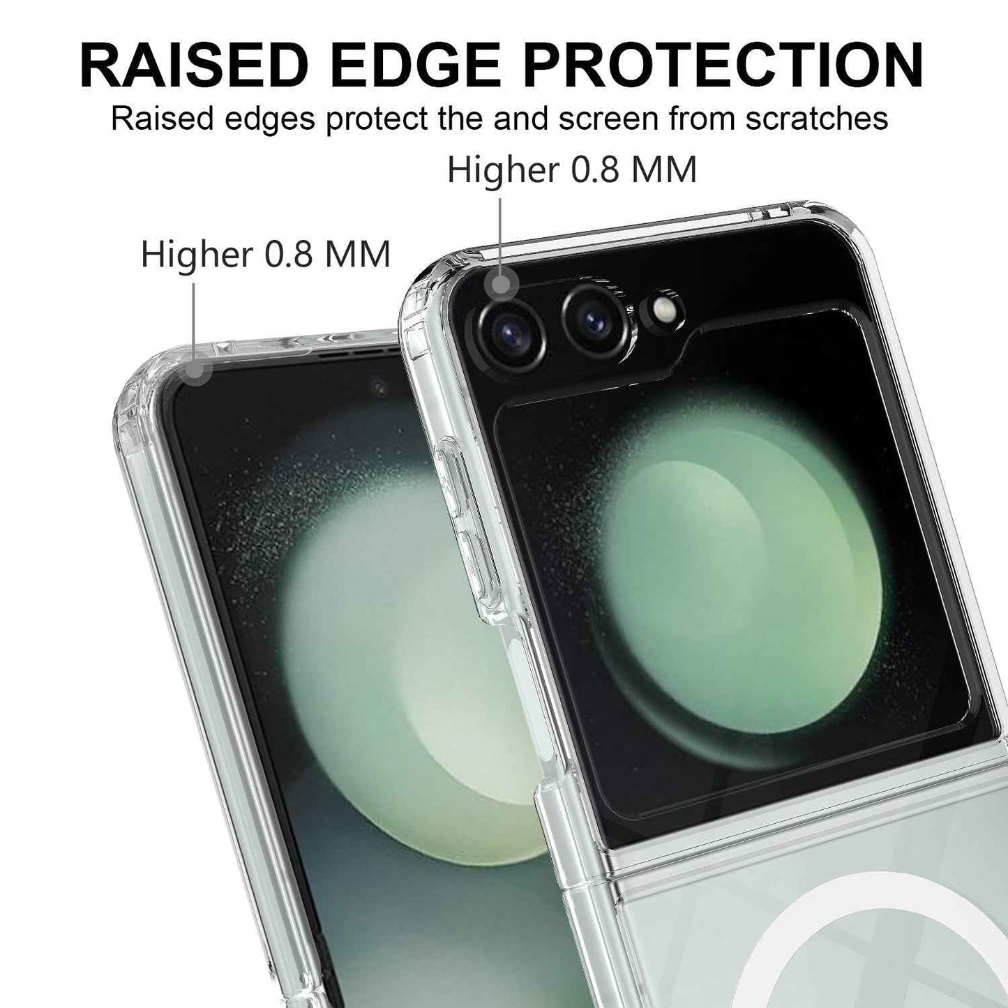Galaxy Z Flip6 - HD Transparent Magsafe Phone Case