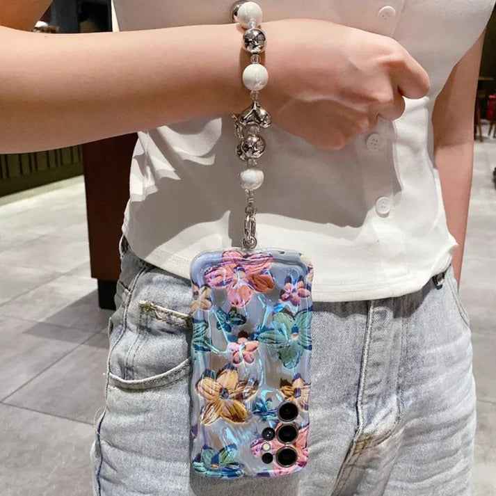 Galaxy S Series - Floral Elegance Case With Lanyard