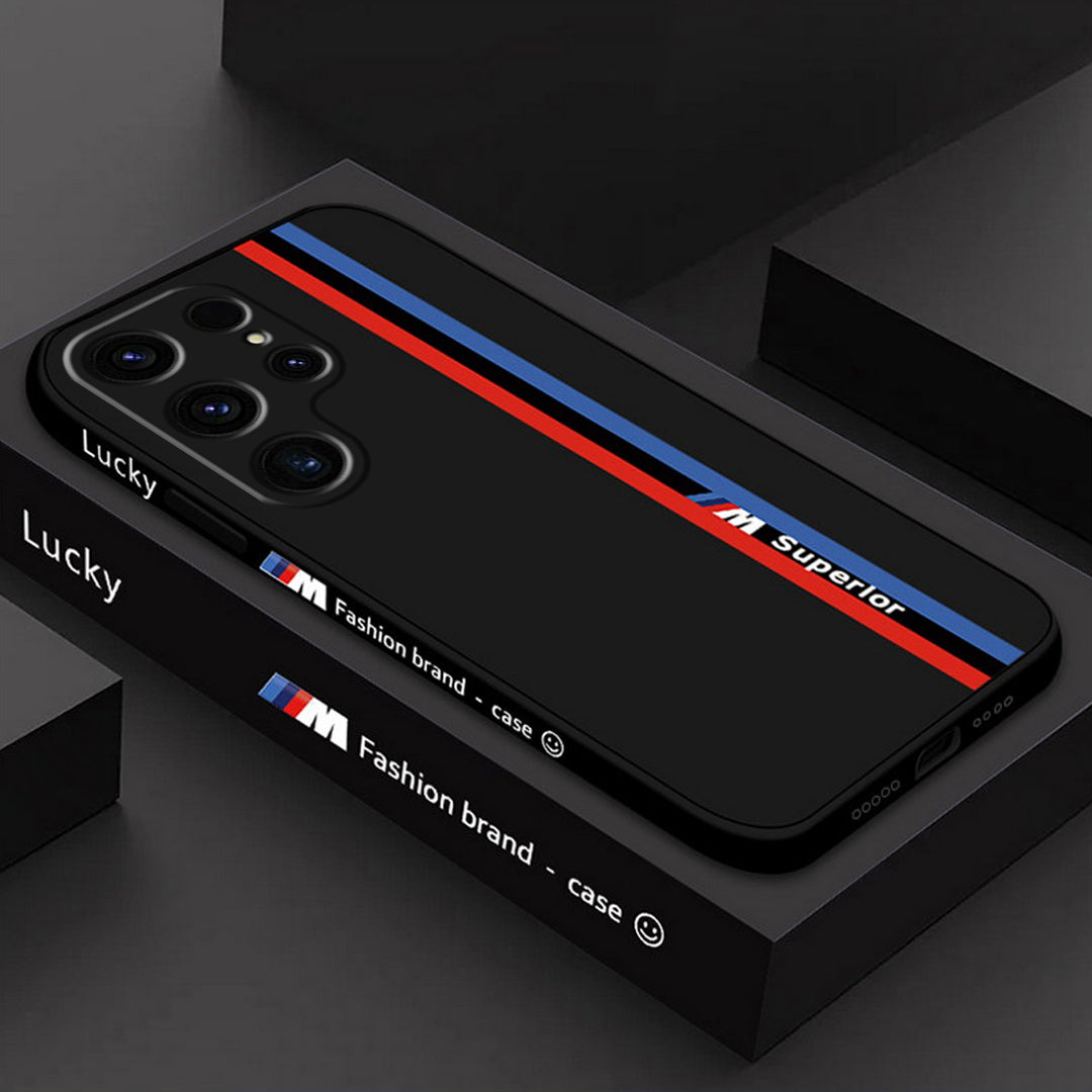 Galaxy S Series -Fashionable Silicone Straight Side Track Case