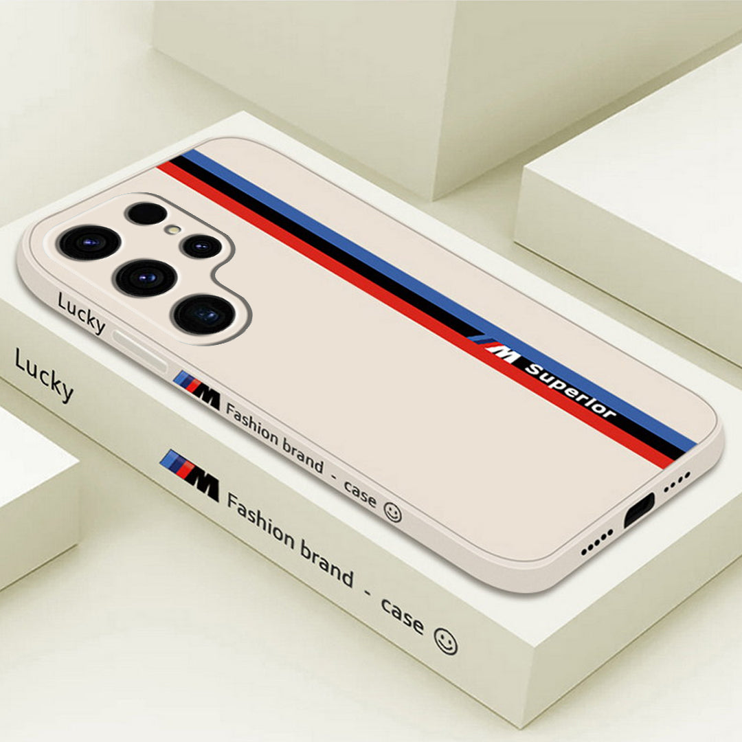 Galaxy S Series -Fashionable Silicone Straight Side Track Case