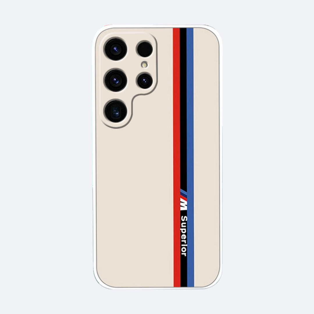 Galaxy S Series -Fashionable Silicone Straight Side Track Case