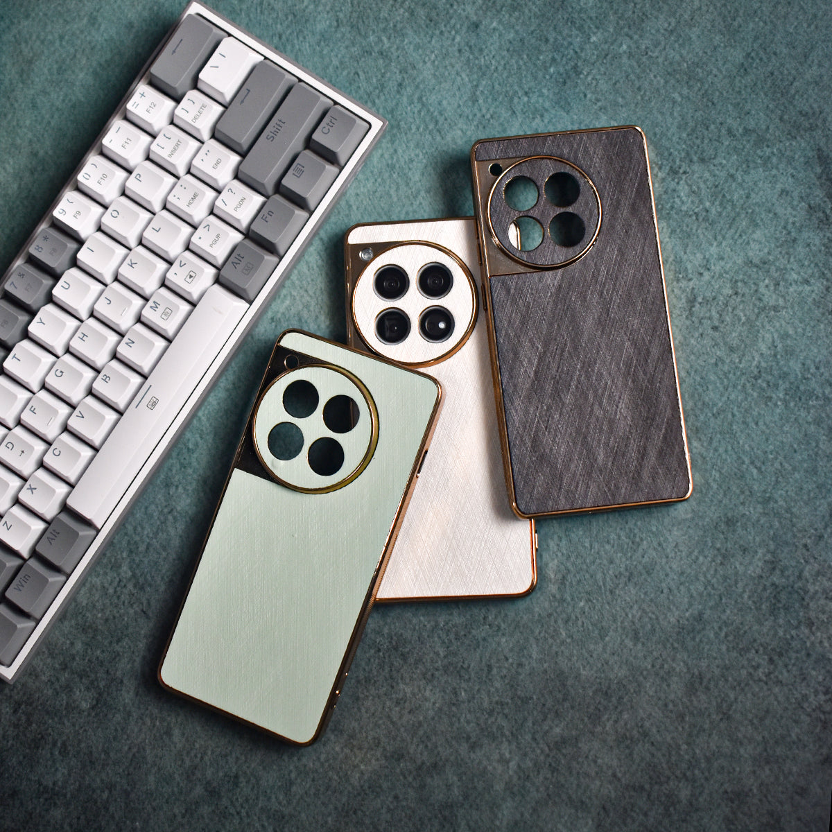 Golden Edge Bamboo Texture Case - OnePlus