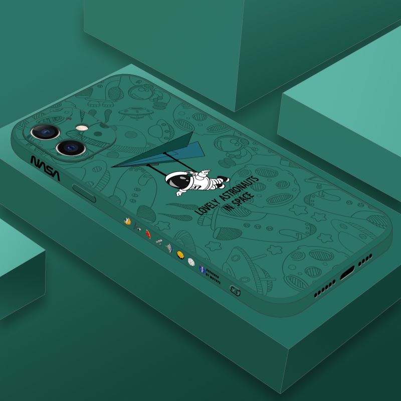 Cosmic Astronaut Silicone Case - iPhone