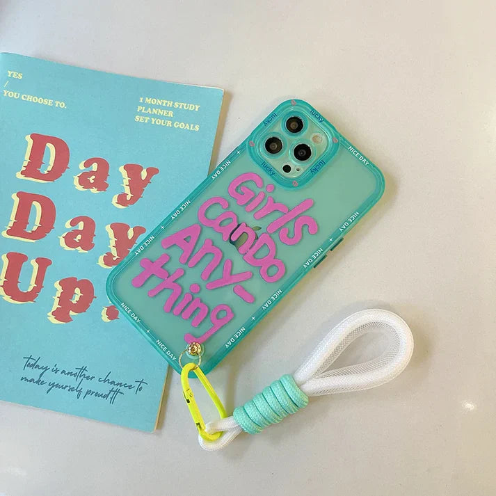 OnePlus - Cute Graffiti Letter Case with Lanyard