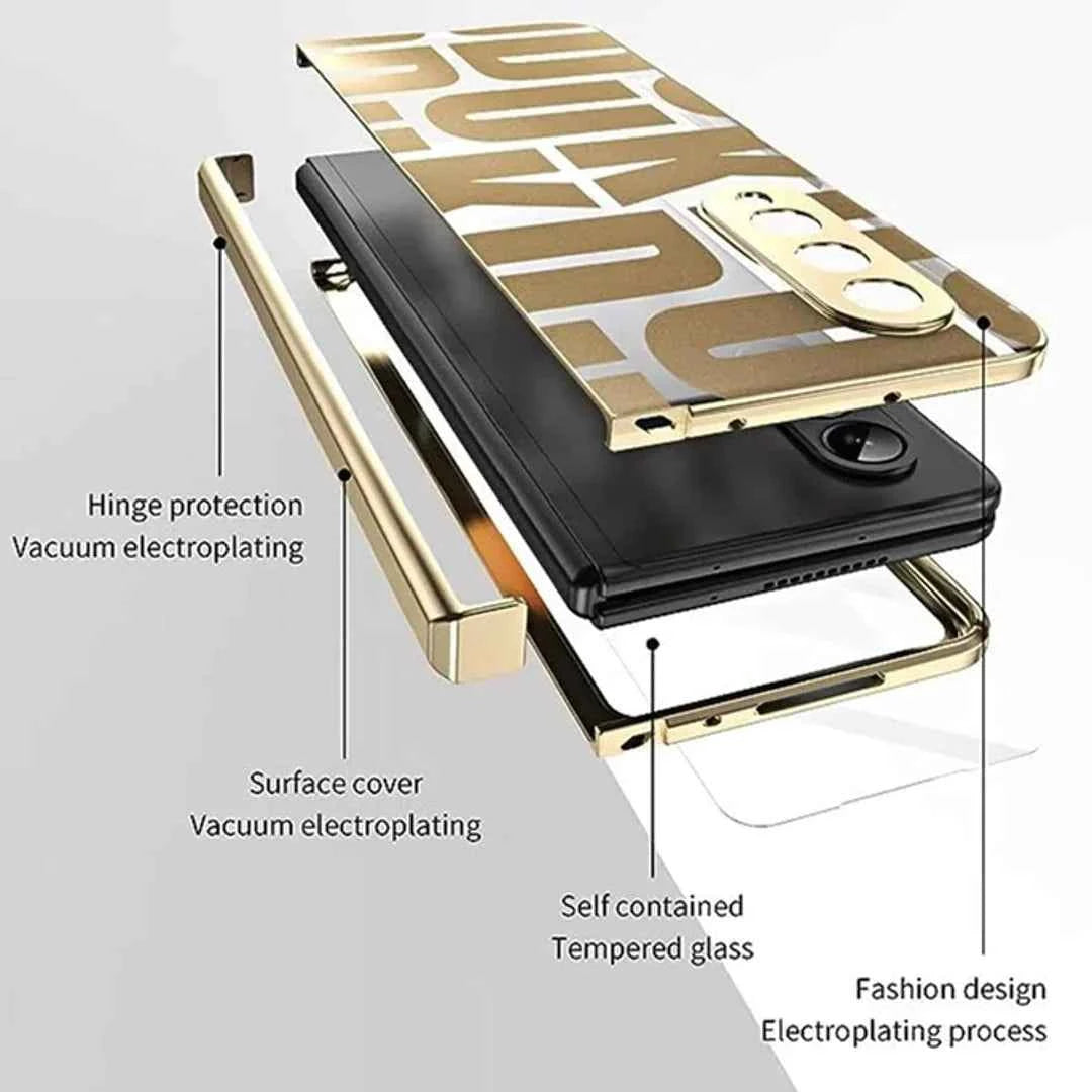 Galaxy Z Fold Series - Luxury Plating Protective Case
