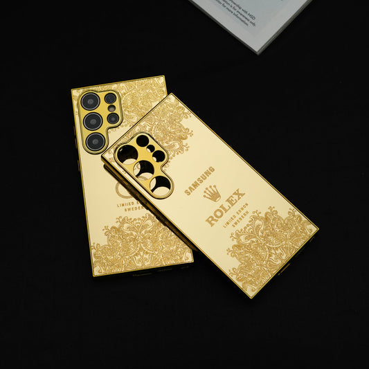 Luxe Camera Protective Gold Plated Case - Galaxy S Series