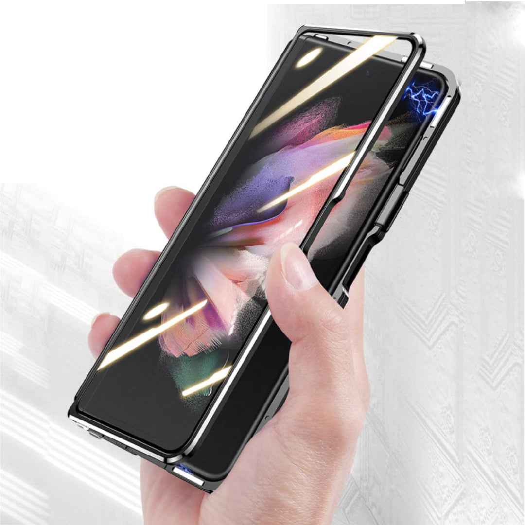 Galaxy Z Series - Double Sided Magnetic Metal Frame Case