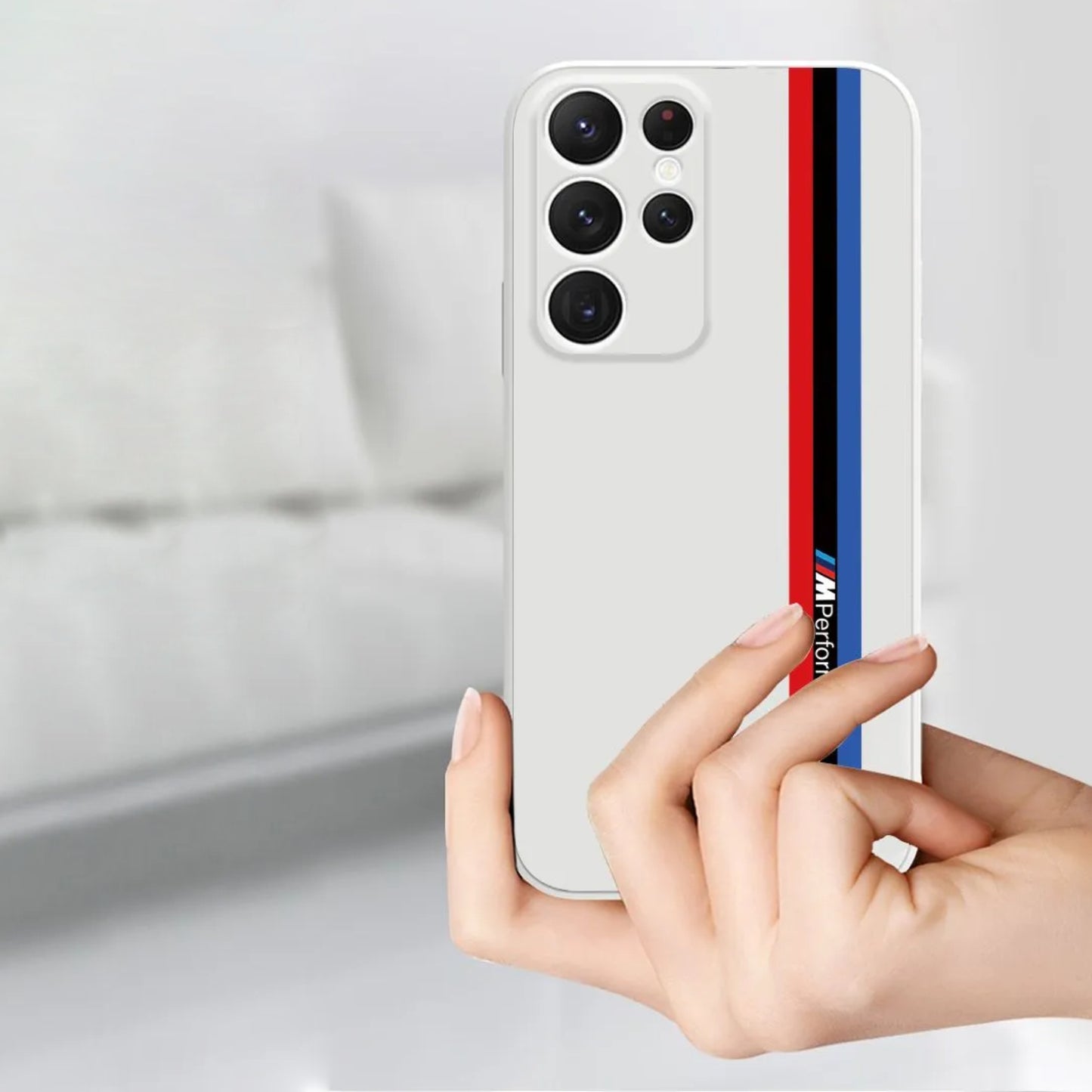 Galaxy S Series -Fashionable Silicone Straight Side Track Case